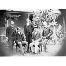 Group Portrait of Calvert Expedition to Western Australia by L Wells - 1896-1897