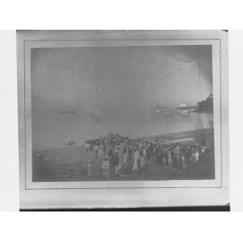 Landing of the submarine cable, Port Darwin, 7 November 1871