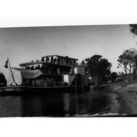 Paddlesteamer the Marion on River Murray - Parliamentary Tour of River Murray