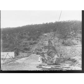 Construction of Warren Reservoir, South Australia