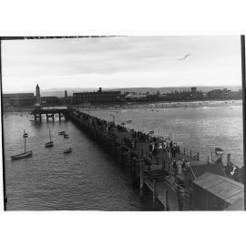 Glenelg Jetty looking towards the coast