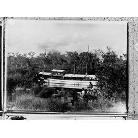 Steamboat on river,  Northern Territory