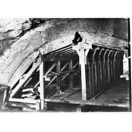 Concrete lining at the new Eden Hills Railway tunnel