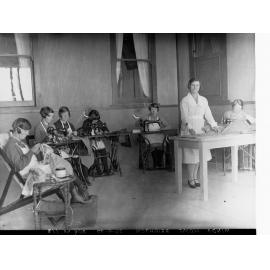 Sewing at Minda Home, Brighton, 1932