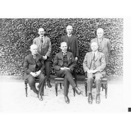 Group photograph of Barwell Ministry - shows G F Jenkins, E A Anstey, T Pascoe, H N Barwell and W Hague
