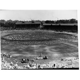 School children's pageant - Adelaide Oval for state centenary