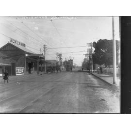 Henley Beach Road, Mile End tram at Fisher Street Crossing