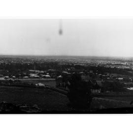 View of Adelaide, looking north-east from foothills