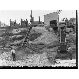 Torrens Floodwater Scheme Showing Men at Work