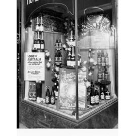 Bottles of Wine on Display in Shop Window