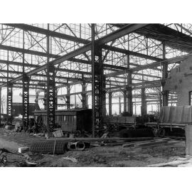 Construction of Islington Railway Workshop