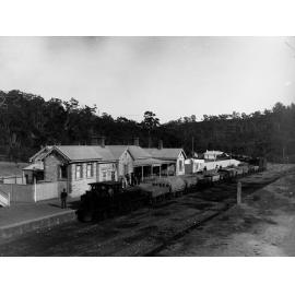Goods Train at Mount Lofty Drawn by a K Class Engine