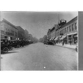 Street from unidentified town in the United States of America