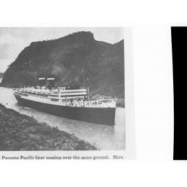 Ship Passing Through Panama Canal