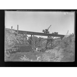Construction of Railway Bridge over Allans Creek