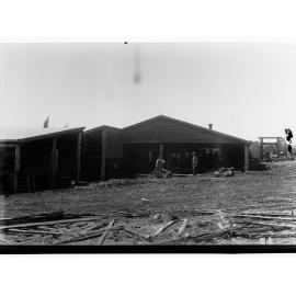 Timber mill showing timber