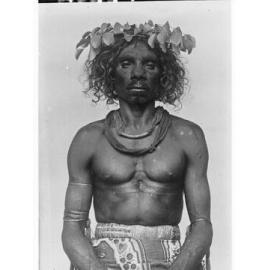 Pacific Islander in traditional costume