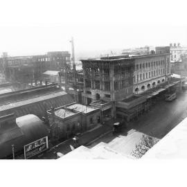 Front Entrance of Adelaide Railway Station North Terrace Under Construction