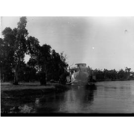 Marion paddlesteamer at Great Pyap Landing, River Murray