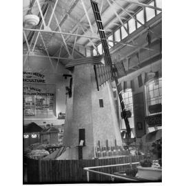 Exhibition for the Department of Agriculture showing windmill