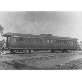 Second class railway carriage