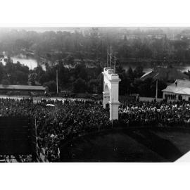 Peace Day Celebrations,  Prime Minister Hughes arrival in Adelaide