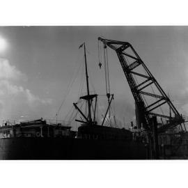 Unloading Pullman Dining Car at Port Adelaide