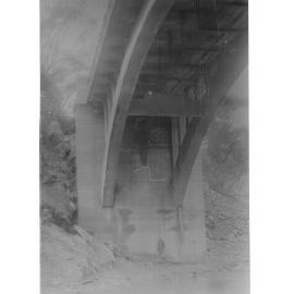 Man Under a Bridge Over Torrens Gorge