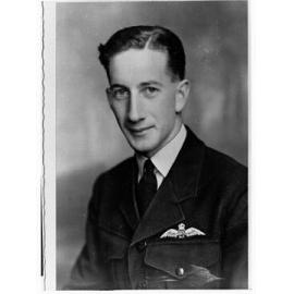 Portrait of man enlisted in Royal Australian Air Force - photo copied for Roll of Honour