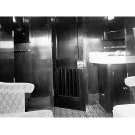 Interior of Railway Commissioner's Carriage