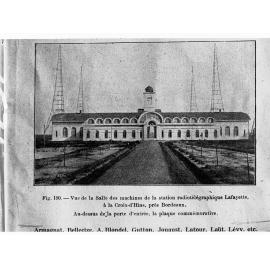 Radio telegraph transmission station at Croix-d'Hins - near Bordeaux France