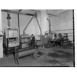 School of Mines Trade School, South Australia, showing machinery