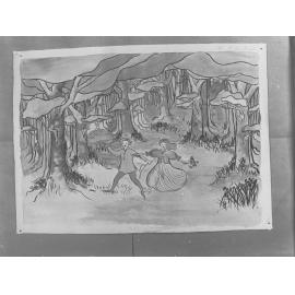 Illustrations children's books - Hansel and Gretel   (Kindergarten Negatives)