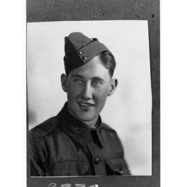 Portrait of a soldier in Australian Imperial Force - photo copied for Roll of Honour