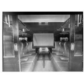 Interior of a railway carriage