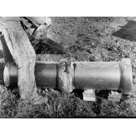 Sewers Department, Oaklands, joining pipes