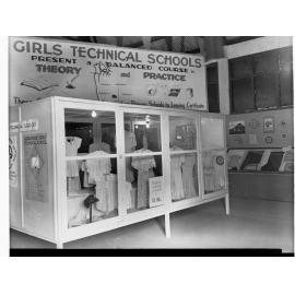 Girls Technical Schools showing dress exhibition