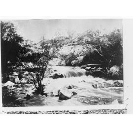 Northern Territory - scene of a river and waterfall