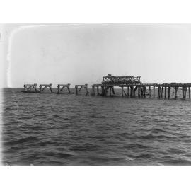 View showing Glenelg breakwater