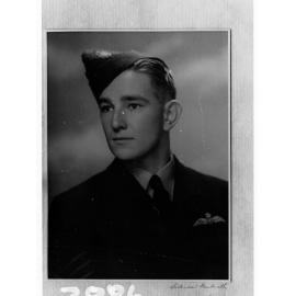 Portrait of man enlisted in Royal Australian Air Force - photo copied for Roll of Honour