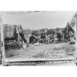 Northern Territory - men on campsite