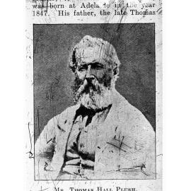 Portrait of Mr Thomas Hall Plush