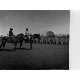Two Stockmen on Horses Elder Scientific Expedition