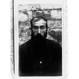 Portrait of unidentified criminal