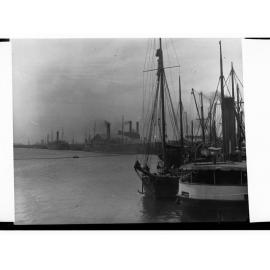 Port Adelaide Showing Sailing Ship and Steamers