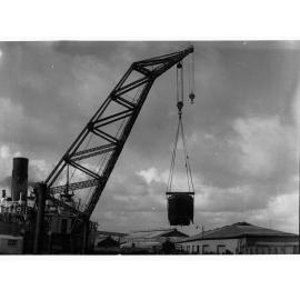 Unloading Pullman Dining Car at Port Adelaide