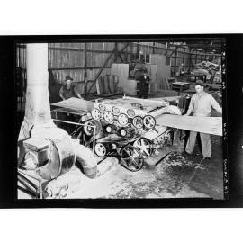 S.A. Plywoods - employees using equipment