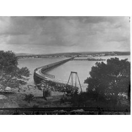 Victor Harbor causeway taken from Granite Island