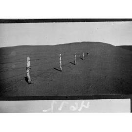 Barbed Wire Fence in the Desert