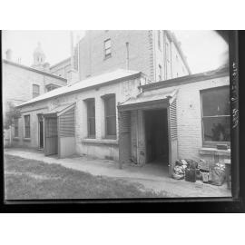 View of old houses (off Pirie Street), 1914